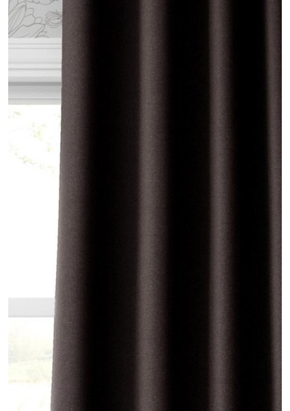 Koyu Kahverengi Blackout Karartma Güneşlik Perde modelleri