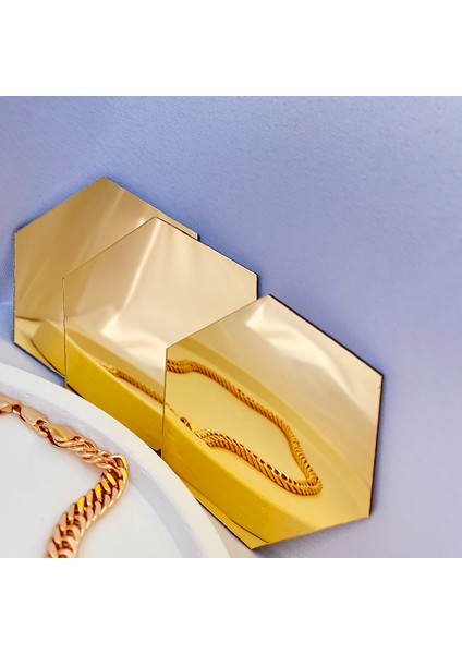 Kadın Vip Çelik Gold-Silver Kalın Zincir Kolye 45CM fiyatları