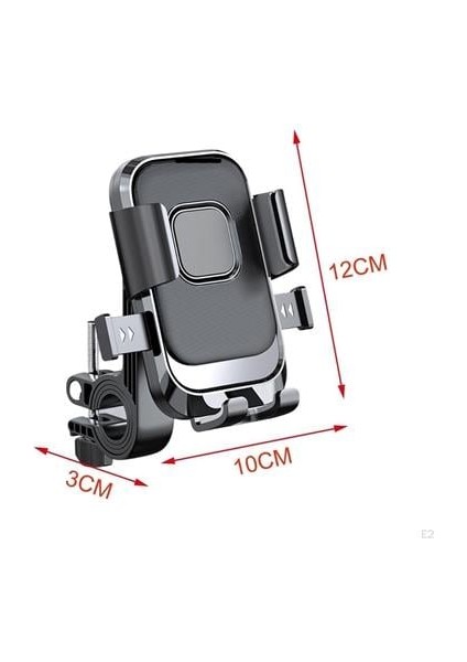 Buffer® Motor,motosiklet,bisiklet ,scooter Için 360 Derece Dönebilen Gidon Versiyonu Telefon Tutucu Aparat indirimleri