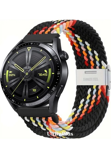 Huawei Watch GT GT2 GT3 GT4 GT5 42mm/Honor Magic 2 Kordon Metal Klipsli Flexi Örgü