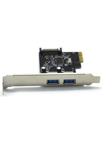 Pci-E Express USB 3.0 Hub 2 Port Molex Sata Çoklayıcı Çoğaltıcı