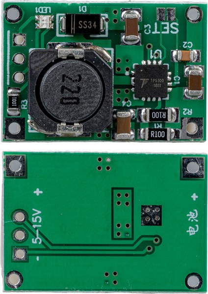 TP5100  5-15V -1s 4.2V / 2s 8.4V Lityum Batarya Şarj Modülü 25X17X5MM