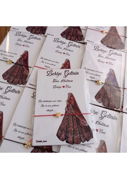 Kişiye Özel Kart Tasarımlı Kalp Şans Bileklik Hediyeliği (Söz,nişan,düğün,nikah,doğum,doğumgünü,bekarlığa Veda..) 50 Adet fiyatları