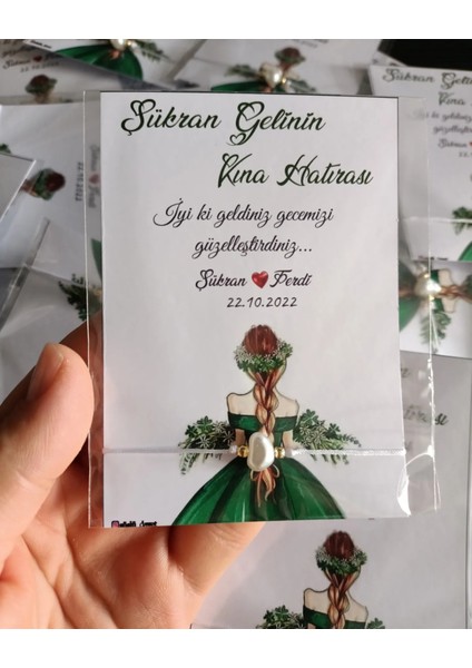Kişiye Özel Kart Tasarımlı Inci Bileklik Hediyeliği (Söz,nişan,düğün,nikah,doğum,doğumgünü,bekarlığa Veda..) 50 Adet