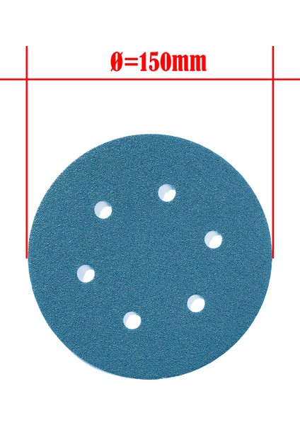 Su Geçirmez 800 Kum Cırtlı Disk Film Zımpara 150MM 5 Adet