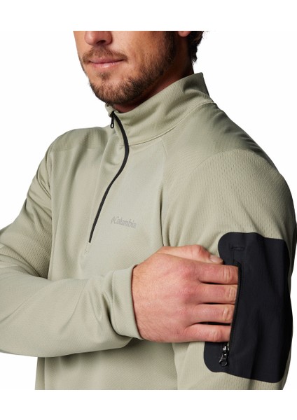Tech Knit Çeyrek Fermuarlu Erkek Polar Üst