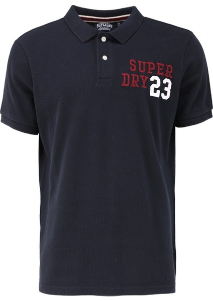 Baskılı Lacivert Erkek Polo T-Shirt M1110349A5PT_APPLIQUE Classıc Fıt P