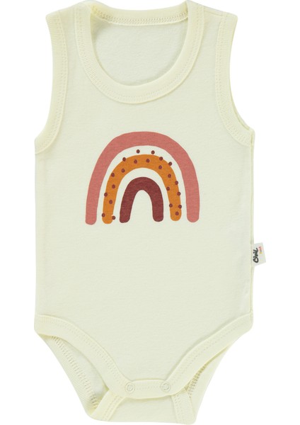 Kız Bebek Çıtçıtlı Badi 1-36 Ay Fildişi