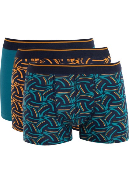 Regular Fit 3'lü Boxer B0495AX24AU