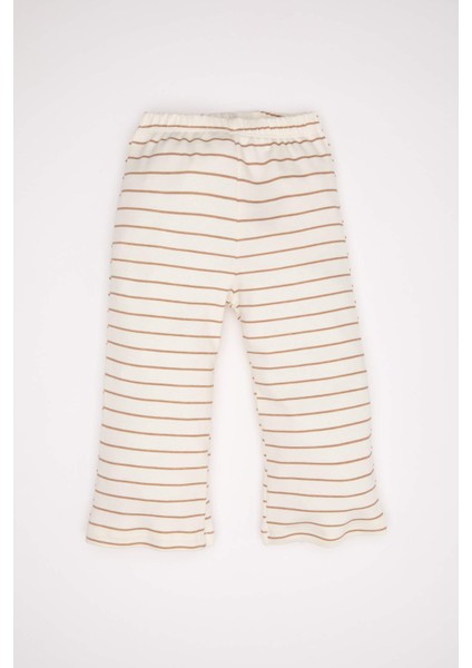 Erkek Bebek Pijama Takımı Çizgili Uzun Kollu Üst Uzun Alt D3548A524WN