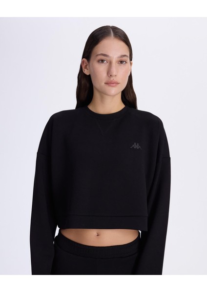 Greta Kadın Siyah Comfort Fit Sweatshirt fiyatları