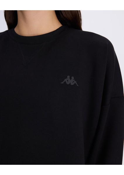 Greta Kadın Siyah Comfort Fit Sweatshirt modelleri