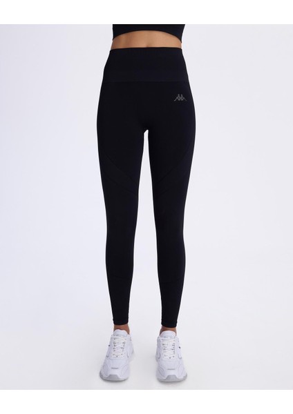 Logo Ainos Kadın Siyah Skin Fit Tayt