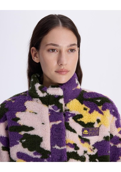 Authentic Neplina Kadın Siyah-Mor-Yeşil Comfort Fit Sherpa fiyatları