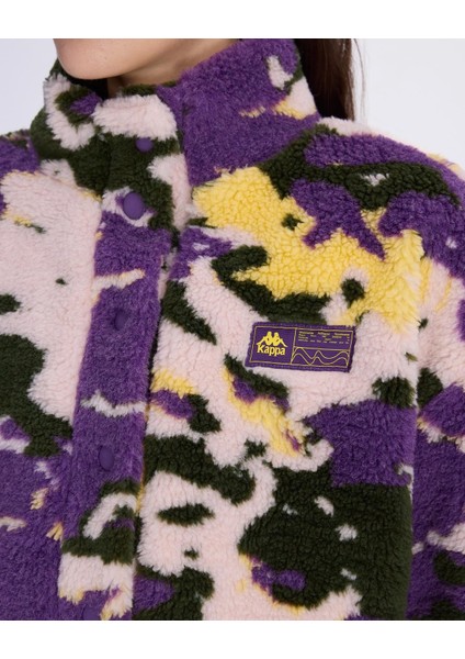 Authentic Neplina Kadın Siyah-Mor-Yeşil Comfort Fit Sherpa modelleri