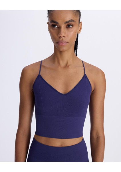Oksbra Kadın Mavi Skin Fit Sporcu Sütyeni