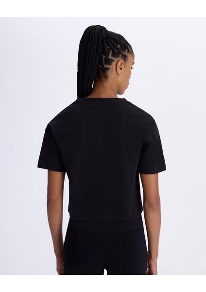 Authentic Asty Kadın Siyah Comfort Fit Tişört fırsatları