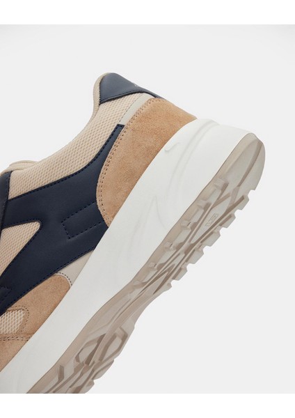 Monte Erkek Bej-Siyah Spor Ayakkabı fırsatları