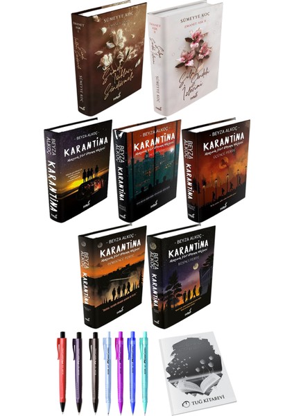 Emanet Aşk 1-2 - Karantina 1-2-3-4-5 + Kalem + Not Defteri