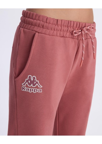 Logo Fres Tur Kadın Gül Kurusu Oversize Fit Eşofman Altı fiyatları