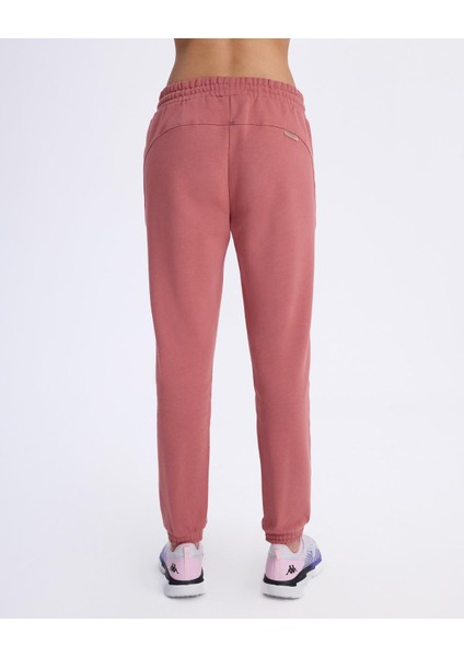 Logo Fres Tur Kadın Gül Kurusu Oversize Fit Eşofman Altı fırsatları