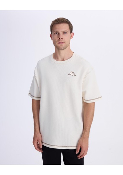 Logo Pronto Erkek Beyaz Tişört