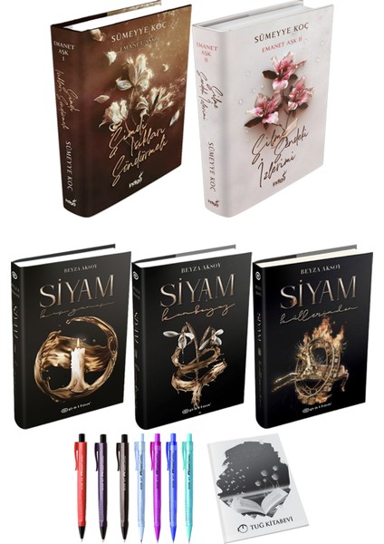 Emanet Aşk 1-2 - Siyam 1-2-3 + Kalem + Not Defteri