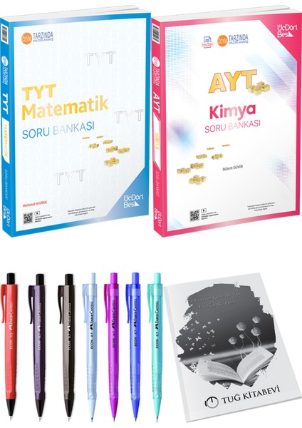 Ayt Kimya Soru Bankası - Tyt Matematik Soru Bankası 2li Set