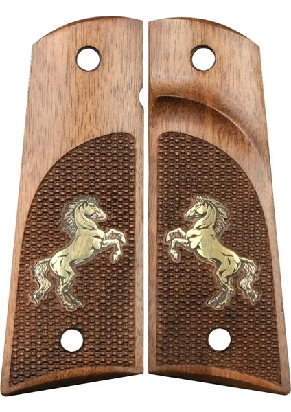 Colt 1911 Ceviz Ağacı Tabanca Kabzesi