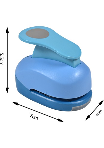 Şekilli Delgeç Daire 2.5 cm KM8810