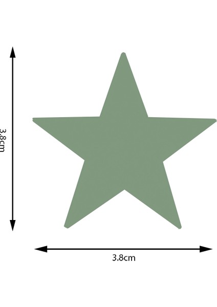 Şekilli Delgeç Yıldız Ince 3.8 cm KM8815 fiyatları
