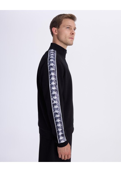 Authentic 222 Banda Pulliogt Erkek Siyah Regular Fit Sweatshirt fırsatları