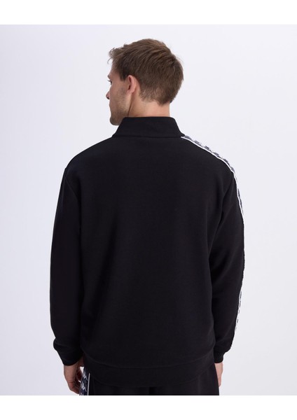 Authentic 222 Banda Pulliogt Erkek Siyah Regular Fit Sweatshirt indirimleri