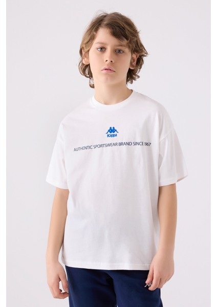 Erkek Çocuk T-Shirt 341Z1QW Krem modelleri