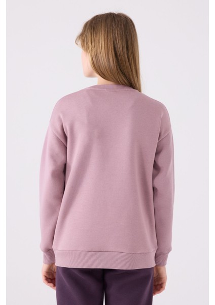 Çocuk Sweatshirt 321Z38W Koyu Leylak fırsatları