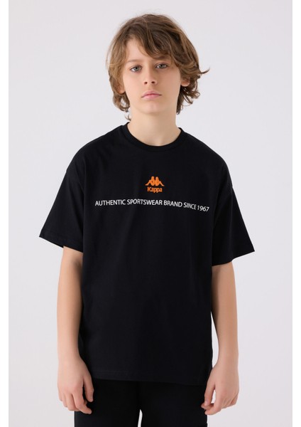 Erkek Çocuk T-Shirt 341Z1QW Siyah