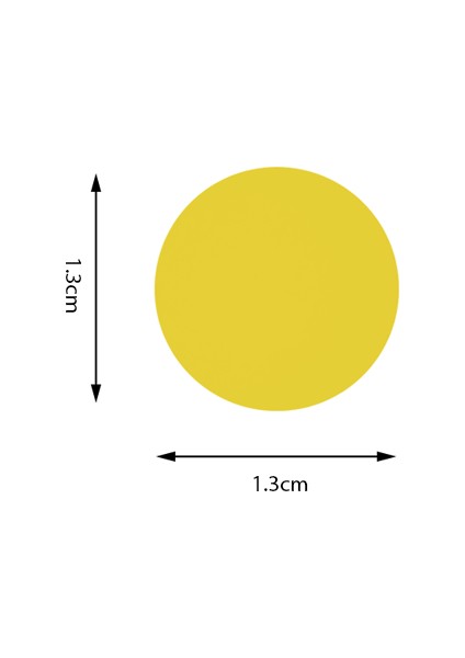 Şekilli Delgeç Daire 1.3 cm KM8805