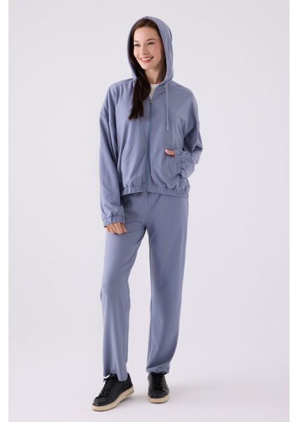 Kadın Uzun Kol Pijama Takım AR3110 Koyu Indigo