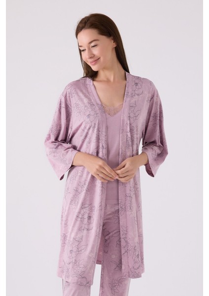 Pıerre Cardın Kadın Uzun Kol Pijama Takım PC8875 Açık Gül Kurusu fiyatları