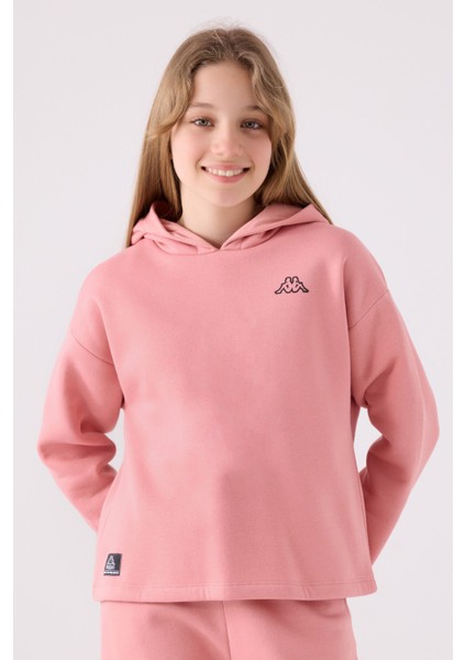 Çocuk Sweatshirt 321Z36W Retro Pembe