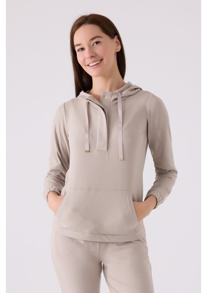 Pıerre Cardın Kadın Uzun Kol Pijama Takım PC8924 Kum fiyatları