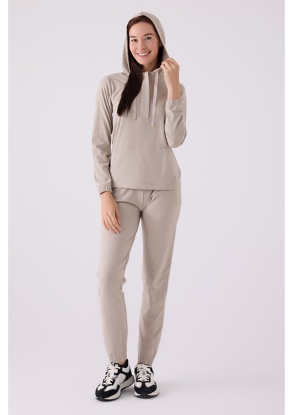 Pıerre Cardın Kadın Uzun Kol Pijama Takım PC8924 Kum fırsatları