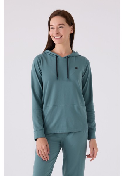 Pıerre Cardın Kadın Uzun Kol Pijama Takım PC8923 Petrol Yeşili fiyatları