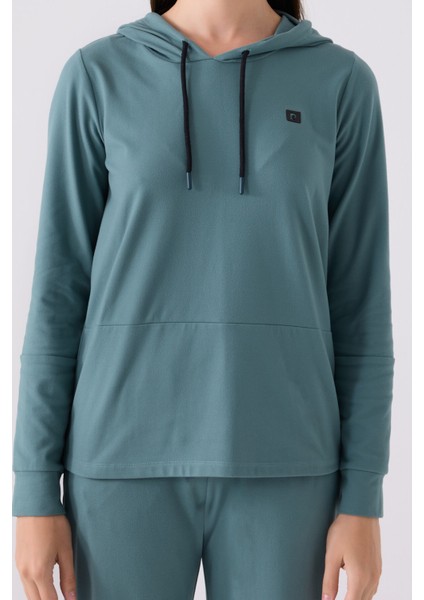 Pıerre Cardın Kadın Uzun Kol Pijama Takım PC8923 Petrol Yeşili indirimleri