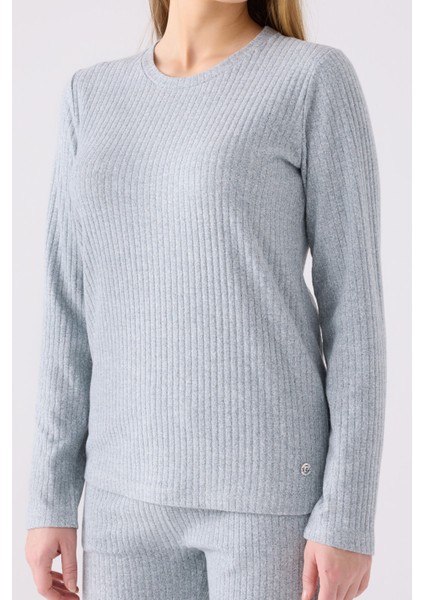 Pıerre Cardın Kadın Uzun Kol Pijama Takım PC8908 Soft Yeşil fırsatları