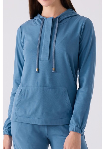 Pıerre Cardın Kadın Uzun Kol Pijama Takım PC8924 Indigo indirimleri