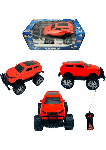 Toys Jeep Kasırka Uzaktan Kumandalı Pilli Yarım Fonksiyon 1/24 "1 Adet"