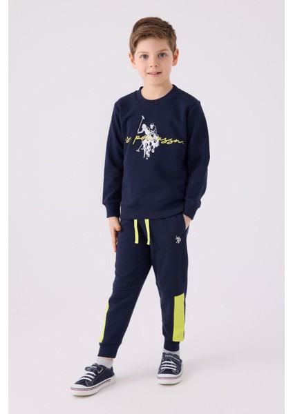 Erkek Çocuk Eşofman Takımı Us1935 Lacivert Fıstık