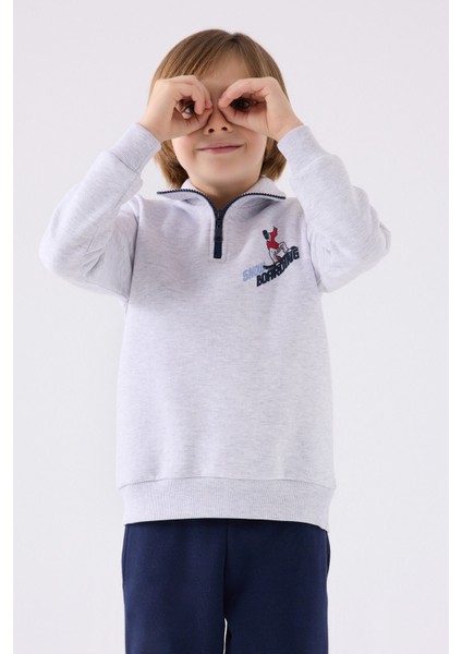 Erkek Çocuk Eşofman Takımı RP3438 Kar Melanj fiyatları