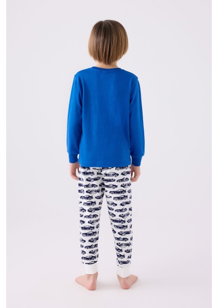 Erkek Çocuk Uzun Kol Pijama Takım RP3439 Cobalt indirimleri